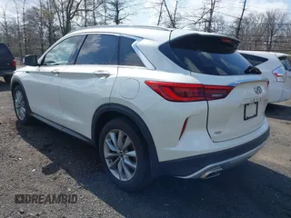 2019 Infiniti QX50 Luxe with VIN 3PCAJ5M37KF145057, listed as a IAAI auction lot 42015854 with 118,624 mi miles and . Bid and sale history available at DreamBid. Image 3.