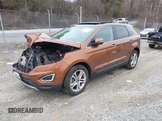 2017 Ford Edge Titanium with VIN 2FMPK4K88HBC11746, listed as a IAAI auction lot 41513987 with 55,879 mi miles. Bid and sale history available at carsss.com. Image 20.