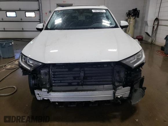 2023 Audi Q7 Premium with VIN WA1AXBF78PD001698, listed as a Copart auction lot 72674504 with 38,655 mi miles and Salvage title. Bid and sale history available at DreamBid. Image 5.