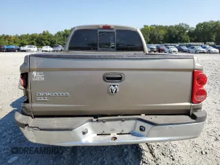 2007 Dodge Dakota SLT with VIN 1D7HE48K87S166384, listed as a Copart auction lot 69531474 with 102,092 mi miles and Salvage Title. Bid and sale history available at carsss.com. Image 6.