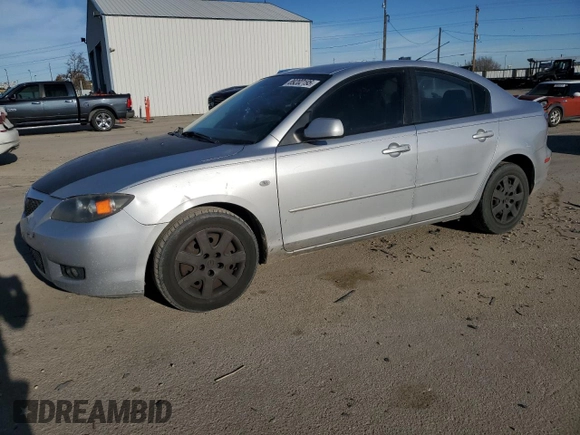 2008 Mazda 3 i Sport with VIN JM1BK12F281778705, listed as a Copart auction lot 89202195 with 243,541 mi miles and Salvage Title. Bid and sale history available at DreamBid. Image 1.