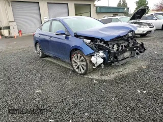 2021 Hyundai Accent Limited with VIN 3KPC34A67ME152725, listed as a Copart auction lot 74799464 with 24,519 mi miles and Salvage Title. Bid and sale history available at carsss.com. Image 11.