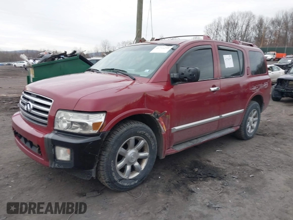 2006 Infiniti QX56 with VIN 5N3AA08A16N800528, listed as a IAAI auction lot 41716295 with 258,219 mi miles. Bid and sale history available at carsss.com. Image 2.