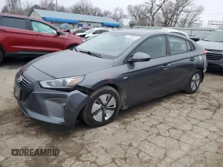 2019 Hyundai Ioniq Blue with VIN KMHC65LC8KU171620, listed as a Copart auction lot 43796755 with 151,479 mi miles and Salvage Title. Bid and sale history available at DreamBid. Image 1.