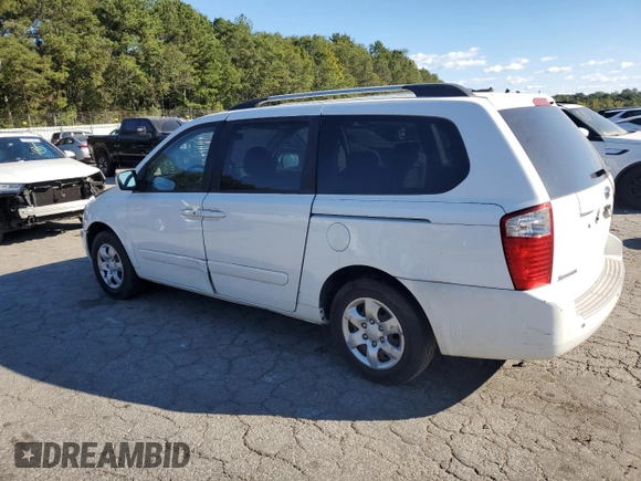 2010 Kia Sedona LX with VIN KNDMG4C35A6342603, listed as a Copart auction lot 76659124 with 205,052 mi miles and Clean Title. Bid and sale history available at carsss.com. Image 2.