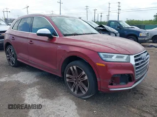 2018 Audi SQ5 Prestige with VIN WA1C4AFY8J2016368, listed as a IAAI auction lot 42672869 with 80,997 mi miles and . Bid and sale history available at DreamBid. Image 1.