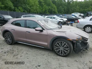 2022 Porsche Taycan 4 with VIN WP0BA2Y11NSA67820, listed as a Copart auction lot 58346275 with 45,976 mi miles and Salvage title. Bid and sale history available at DreamBid. Image 4.
