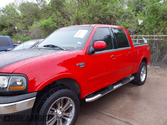 2003 Ford F-150 XLT with VIN 1FTRW08L63KA75640, listed as a IAAI auction lot 41952912 with 1 mi miles. Bid and sale history available at carsss.com. Image 14.