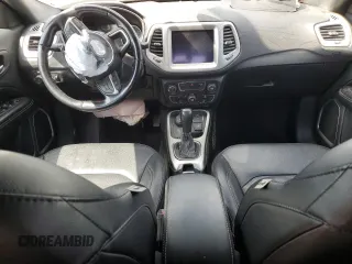 2021 Jeep Compass 80th Anniversary with VIN 3C4NJDEB5MT570640, listed as a Copart auction lot 55100885 with 47,232 mi miles and Salvage title. Bid and sale history available at DreamBid. Image 8.