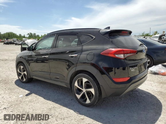 2016 Hyundai Tucson Limited z VIN KM8J3CA28GU205058, wystawiony jako Copart lot #57093735 z przebiegiem 85 238 mil mil oraz Czysty tytuł • Clean title. Historia ofert i sprzedaży dostępna na DreamBid. Obrazek 2.
