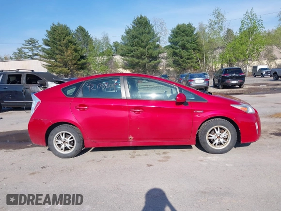 2011 Toyota Prius I with VIN JTDKN3DU6B1457157, listed as a IAAI auction lot 42175801 with 237,365 mi miles. Bid and sale history available at carsss.com. Image 13.