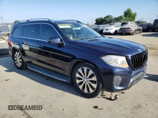 2017 Mercedes-Benz GLS 450 with VIN 4JGDF6EE5HA800107, listed as a Copart auction lot 64092525 with 77,620 mi miles and Salvage title. Bid and sale history available at DreamBid. Image 4.