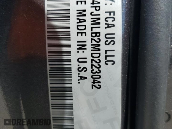 2021 Jeep Cherokee Latitude Plus z VIN 1C4PJMLB2MD223042, wystawiony jako Copart lot #64071115 z przebiegiem 48 698 mil mil oraz Szkoda całkowita • Salvage title. Historia ofert i sprzedaży dostępna na DreamBid. Obrazek 14.