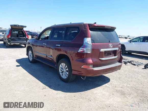 2017 Lexus GX with VIN JTJBM7FX1H5164038, listed as a IAAI auction lot 41819765 with 157,266 mi miles. Bid and sale history available at carsss.com. Image 3.