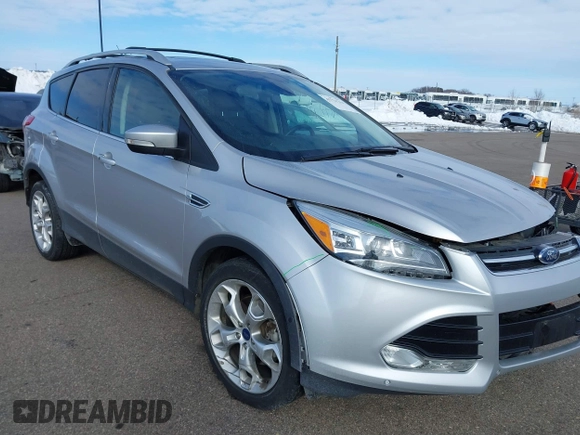 2015 Ford Escape Titanium with VIN 1FMCU9J97FUA05003, listed as a IAAI auction lot 41721214 with 51,644 mi miles. Bid and sale history available at carsss.com. Image 1.