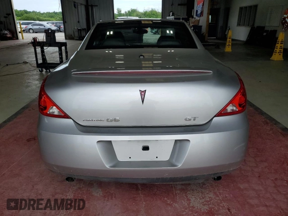 2008 Pontiac G6 GT with VIN 1G2ZH361384268941, listed as a Copart auction lot 62478755 with 89,429 mi miles and Salvage title. Bid and sale history available at DreamBid. Image 6.