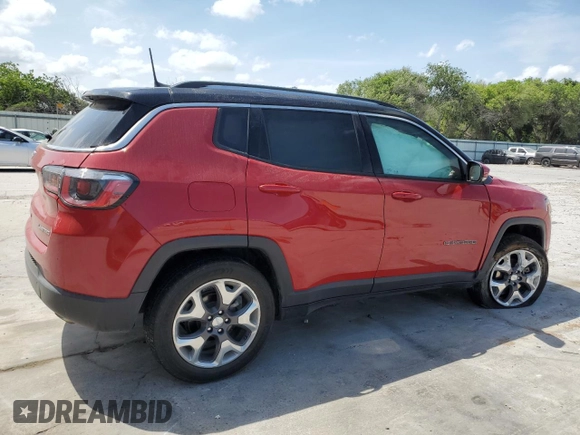 2020 Jeep Compass Limited с VIN 3C4NJDCB2LT221789, выставлен на аукционе Copart как лот 53575265 с пробегом 58 798 миль миль и Чистый • Clean title. История ставок и продаж доступна на DreamBid. Изображение 3.