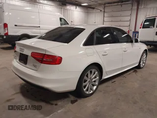 2014 Audi A4 Premium with VIN WAUBFAFL4EN000461, listed as a IAAI auction lot 41918972 with 137,242 mi miles. Bid and sale history available at carsss.com. Image 4.