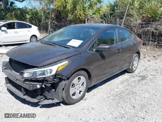 2017 Kia Forte LX with VIN 3KPFK4A78HE039154, listed as a IAAI auction lot 41815141 with 109,273 mi miles. Bid and sale history available at carsss.com. Image 2.