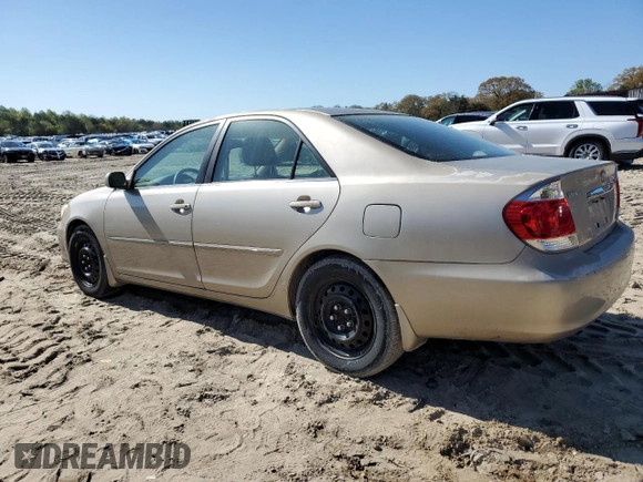 2005 Toyota Camry LE with VIN JTDBF32K750162268, listed as a Copart auction lot 53074715 with 230,037 mi miles and Salvage Title. Bid and sale history available at DreamBid. Image 2.