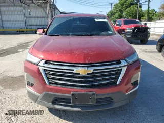 2022 Chevrolet Traverse LT Cloth with VIN 1GNERGKW7NJ145521, listed as a Copart auction lot 56383565 with 37,888 mi miles and Salvage title. Bid and sale history available at DreamBid. Image 5.