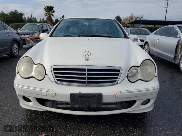 2005 Mercedes-Benz C 230 Kompressor with VIN WDBRF40J75F592134, listed as a Copart auction lot 84874144 with 168,489 mi miles and Non repairable. Bid and sale history available at DreamBid. Image 5.