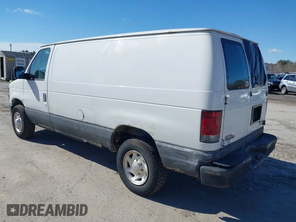 2008 Ford Econoline Cargo Commercial with VIN 1FTNE24W58DA33999, listed as a IAAI auction lot 41738201 with 220,021 mi miles and . Bid and sale history available at carsss.com. Image 3.
