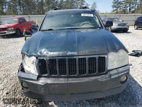 2005 Jeep Grand Cherokee Laredo with VIN 1J4GS48K45C533295, listed as a Copart auction lot 50912835 with 222,440 mi miles and Salvage Title. Bid and sale history available at DreamBid. Image 5.