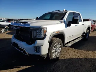 2021 GMC Sierra 3500HD Denali z VIN 1GT49WEY6MF115357, wystawiony jako Copart lot #87423654 z przebiegiem 251 474 mil mil oraz Szkoda całkowita • Salvage title. Historia ofert i sprzedaży dostępna na DreamBid. Obrazek 1.