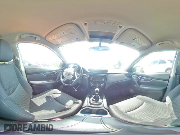 2017 Nissan Rogue SV with VIN KNMAT2MT7HP509615, listed as a Copart auction lot 58718145 with 103,927 mi miles and Salvage title. Bid and sale history available at DreamBid. Image 15.