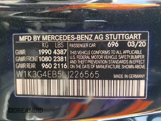 2020 Mercedes-Benz A 220 с VIN W1K3G4EB5LJ226565, выставлен на аукционе Copart как лот 53196735 с пробегом 28 982 миль миль и Списание • Salvage title. История ставок и продаж доступна на DreamBid. Изображение 12.