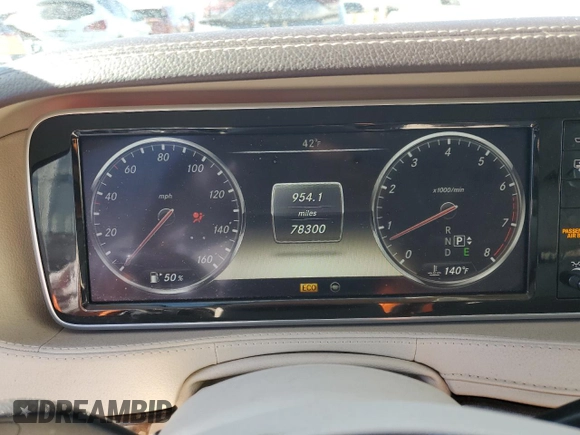 2014 Mercedes-Benz S-Class S 550 with VIN WDDUG8CB7EA047445, listed as a Copart auction lot 88027715 with 78,300 mi miles and Salvage Title. Bid and sale history available at carsss.com. Image 9.