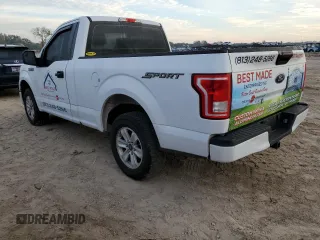 2017 Ford F-150 XL with VIN 1FTMF1C86HKD51728, listed as a Copart auction lot 77807634 with Not Provided miles and Salvage Title. Bid and sale history available at carsss.com. Image 2.