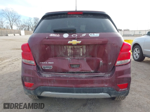 2017 Chevrolet Trax LT with VIN 3GNCJPSB5HL262068, listed as a IAAI auction lot 41437329 with 132,559 mi miles. Bid and sale history available at carsss.com. Image 6.