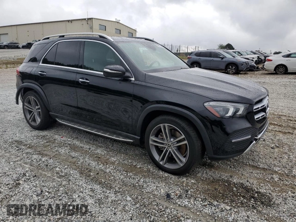 2020 Mercedes-Benz GLE 450 with VIN 4JGFB5KE5LA021446, listed as a Copart auction lot 56061505 with 112,531 mi miles and Salvage title. Bid and sale history available at DreamBid. Image 4.