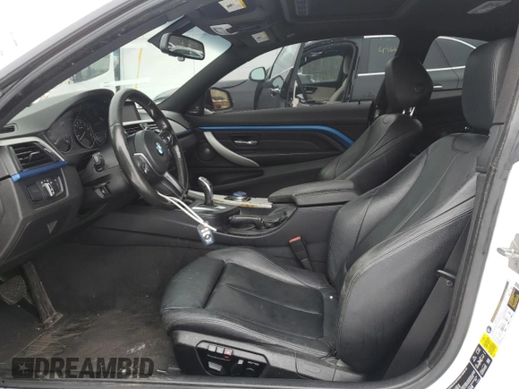 2015 BMW 4 Series 435i xDrive with VIN WBA3R5C58FK372610, listed as a Copart auction lot 43156135 with 107,031 mi miles and Salvage title. Bid and sale history available at DreamBid. Image 7.