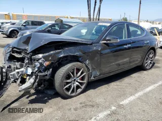 2019 Genesis G70 Advanced with VIN KMTG74LE7KU034474, listed as a Copart auction lot 57531535 with 56,013 mi miles and Salvage title. Bid and sale history available at DreamBid. Image 1.
