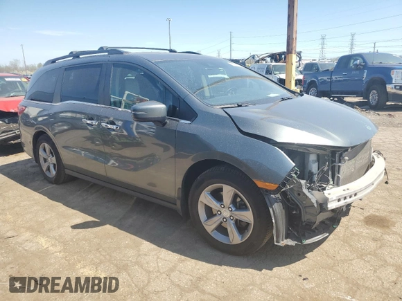 2018 Honda Odyssey EX-L with VIN 5FNRL6H78JB061392, listed as a Copart auction lot 53850915 with 172,103 mi miles and Clean Title. Bid and sale history available at carsss.com. Image 4.
