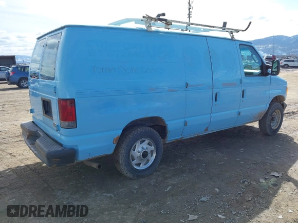 2007 Ford Econoline Cargo Commercial with VIN 1FTNE14W77DA47900, listed as a IAAI auction lot 41566723 with 154,711 mi miles and . Bid and sale history available at DreamBid. Image 4.