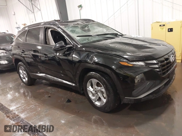 2023 Hyundai Tucson SEL with VIN 5NMJB3AE0PH249340, listed as a IAAI auction lot 41708941 with 19,427 mi miles and . Bid and sale history available at carsss.com. Image 1.
