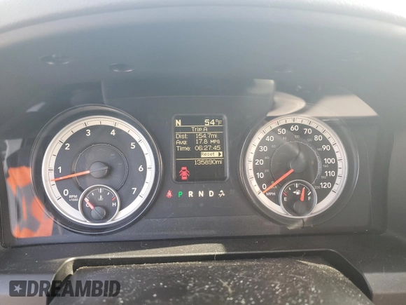 2014 Ram 1500 SLT z VIN 1C6RR7GT1ES186284, wystawiony jako Copart lot #58061785 z przebiegiem 135 890 mil mil oraz Szkoda całkowita • Salvage title. Historia ofert i sprzedaży dostępna na DreamBid. Obrazek 9.