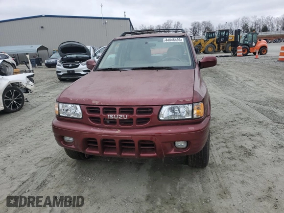2002 Isuzu Rodeo S z VIN 4S2CK58W124334485, wystawiony jako Copart lot #44846495 z przebiegiem 54 632 mil mil oraz Czysty tytuł • Clean title. Historia ofert i sprzedaży dostępna na DreamBid. Obrazek 5.