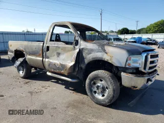 2006 Ford Super Duty F-250 XL with VIN 1FTNF21516EB64850, listed as a Copart auction lot 66296814 with 0 mi miles and Salvage Title. Bid and sale history available at carsss.com. Image 4.