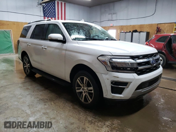 2024 Ford Expedition Limited z VIN 1FMJU2A8XREA65801, wystawiony jako Copart lot #56573385 z przebiegiem 45 392 mil mil oraz Czysty tytuł • Clean title. Historia ofert i sprzedaży dostępna na DreamBid. Obrazek 4.