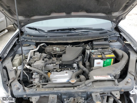 2011 Nissan Rogue SV with VIN JN8AS5MV5BW661979, listed as a Copart auction lot 46489785 with 109,439 mi miles and Salvage Title. Bid and sale history available at carsss.com. Image 12.
