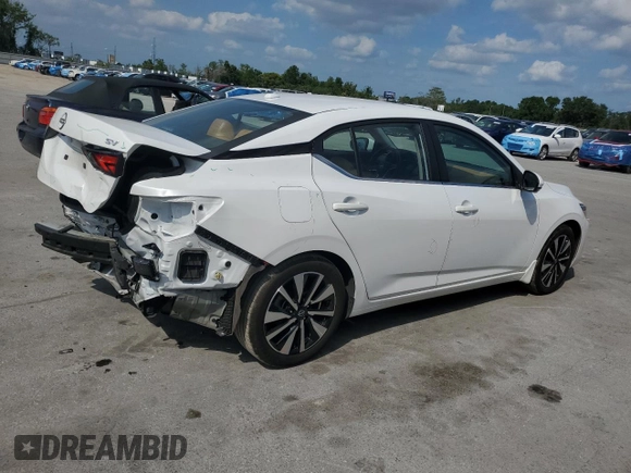 2024 Nissan Sentra SV with VIN 3N1AB8CV0RY262918, listed as a Copart auction lot 51823535 with 38,734 mi miles and Non Repairable. Bid and sale history available at DreamBid. Image 3.
