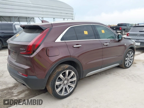 2022 Cadillac XT4 FWD Premium Luxury with VIN 1GYFZCR4XNF116845, listed as a IAAI auction lot 42128210 with 43,423 mi miles and . Bid and sale history available at DreamBid. Image 4.