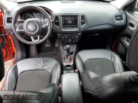 2021 Jeep Compass Trailhawk с VIN 3C4NJDDB5MT589223, выставлен на аукционе Copart как лот 65392765 с пробегом 141 919 миль миль и Чистый • Clean title. История ставок и продаж доступна на DreamBid. Изображение 8.