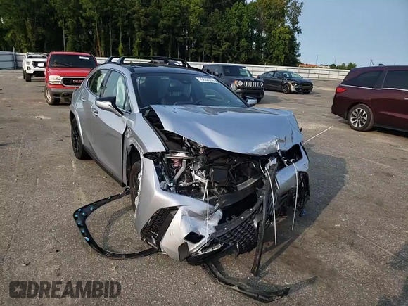 2023 Lexus UX 250h F Sport with VIN JTHB9JBH0P2066035, listed as a Copart auction lot 70838304 with 18,918 mi miles and Salvage Title. Bid and sale history available at DreamBid. Image 12.