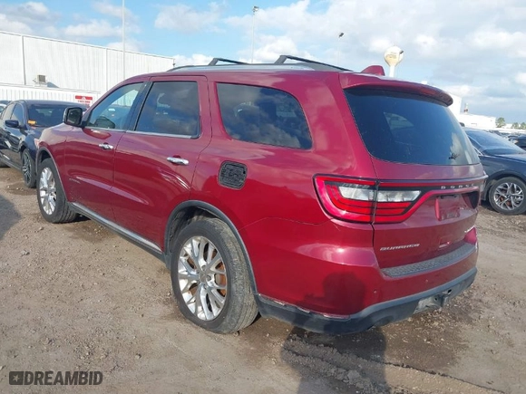 2014 Dodge Durango Citadel with VIN 1C4RDHEG8EC537172, listed as a IAAI auction lot 41429911 with 219,632 mi miles. Bid and sale history available at carsss.com. Image 3.